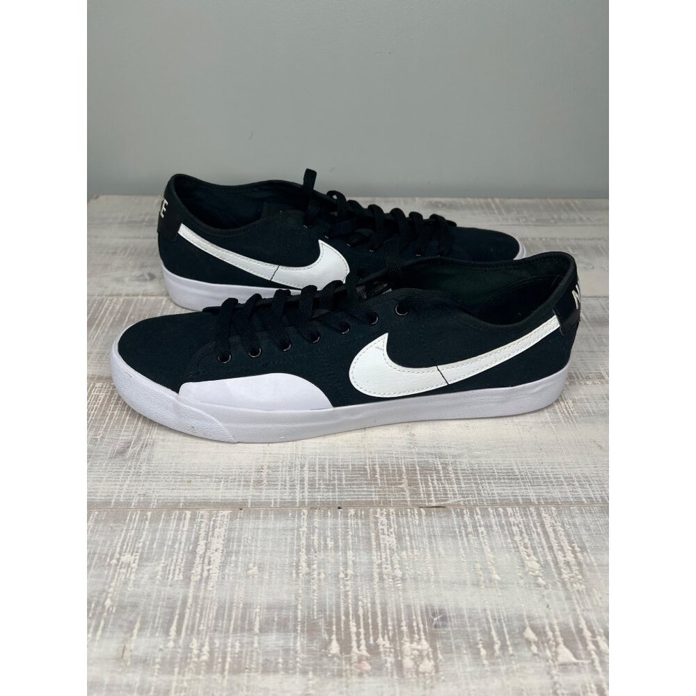 Nike SB BLZR Court Low Canvas Black/White Mens Sneakers Size 11 - Picture 9 of 11
